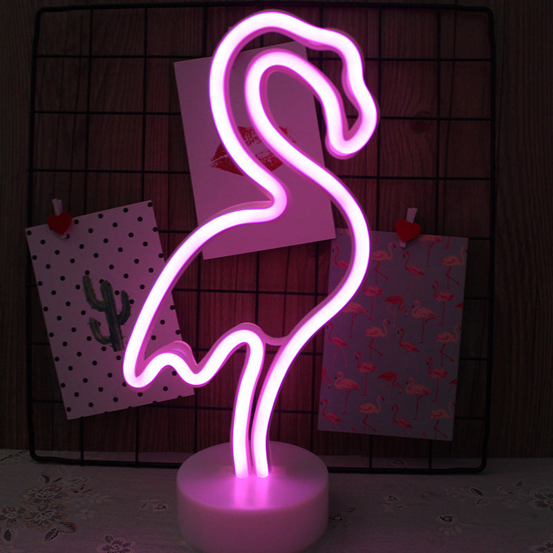 Neon Night Light Table Lamp