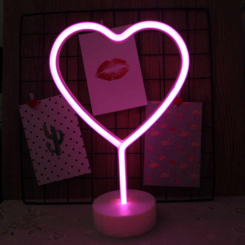 Neon Night Light Table Lamp