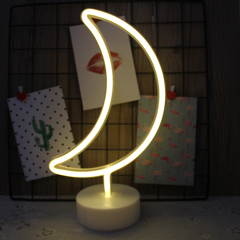 Neon Night Light Table Lamp