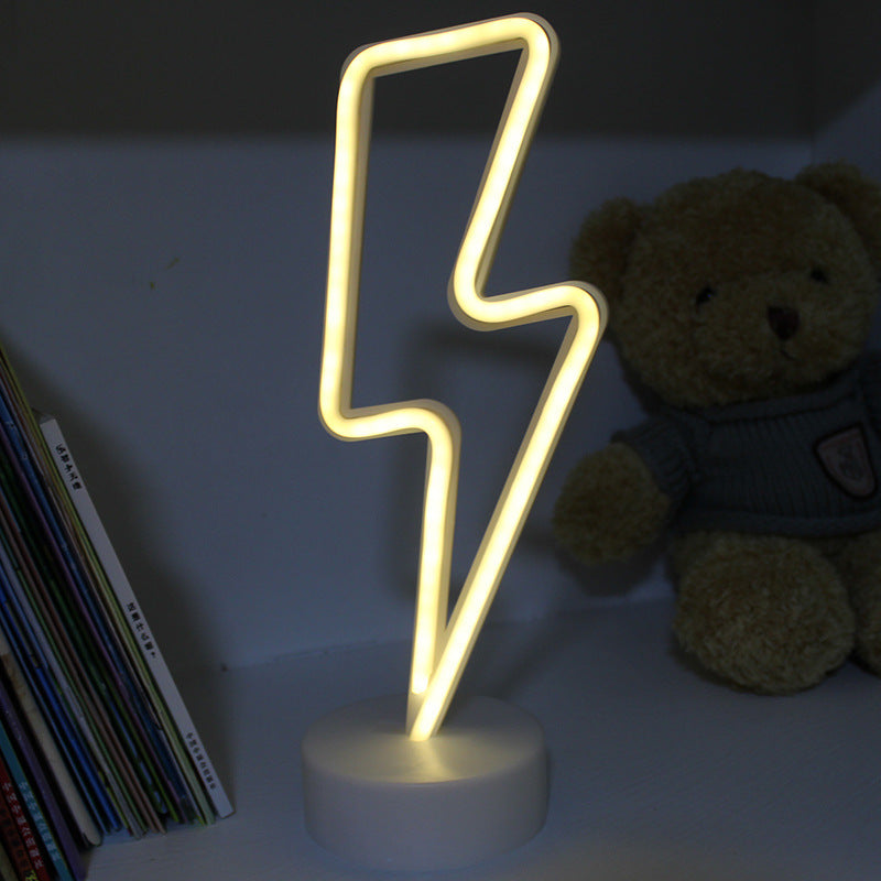 Neon Night Light Table Lamp
