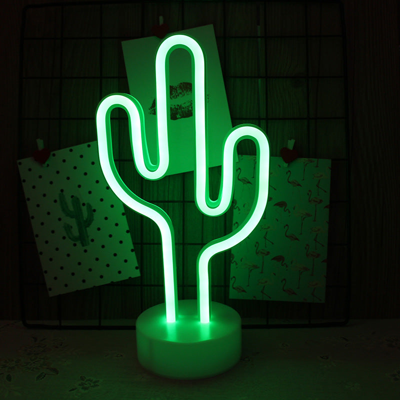 Neon Night Light Table Lamp