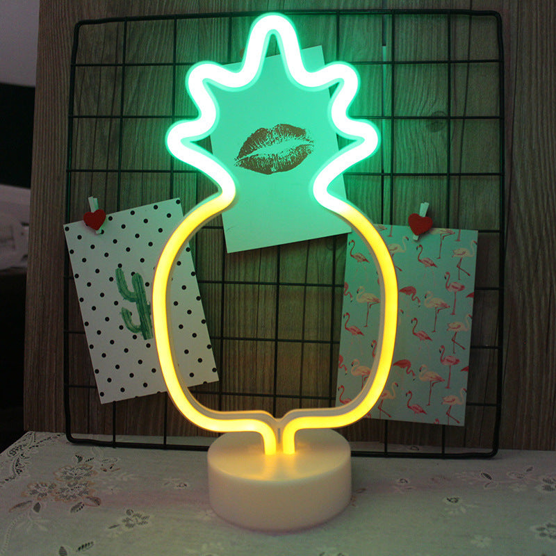 Neon Night Light Table Lamp